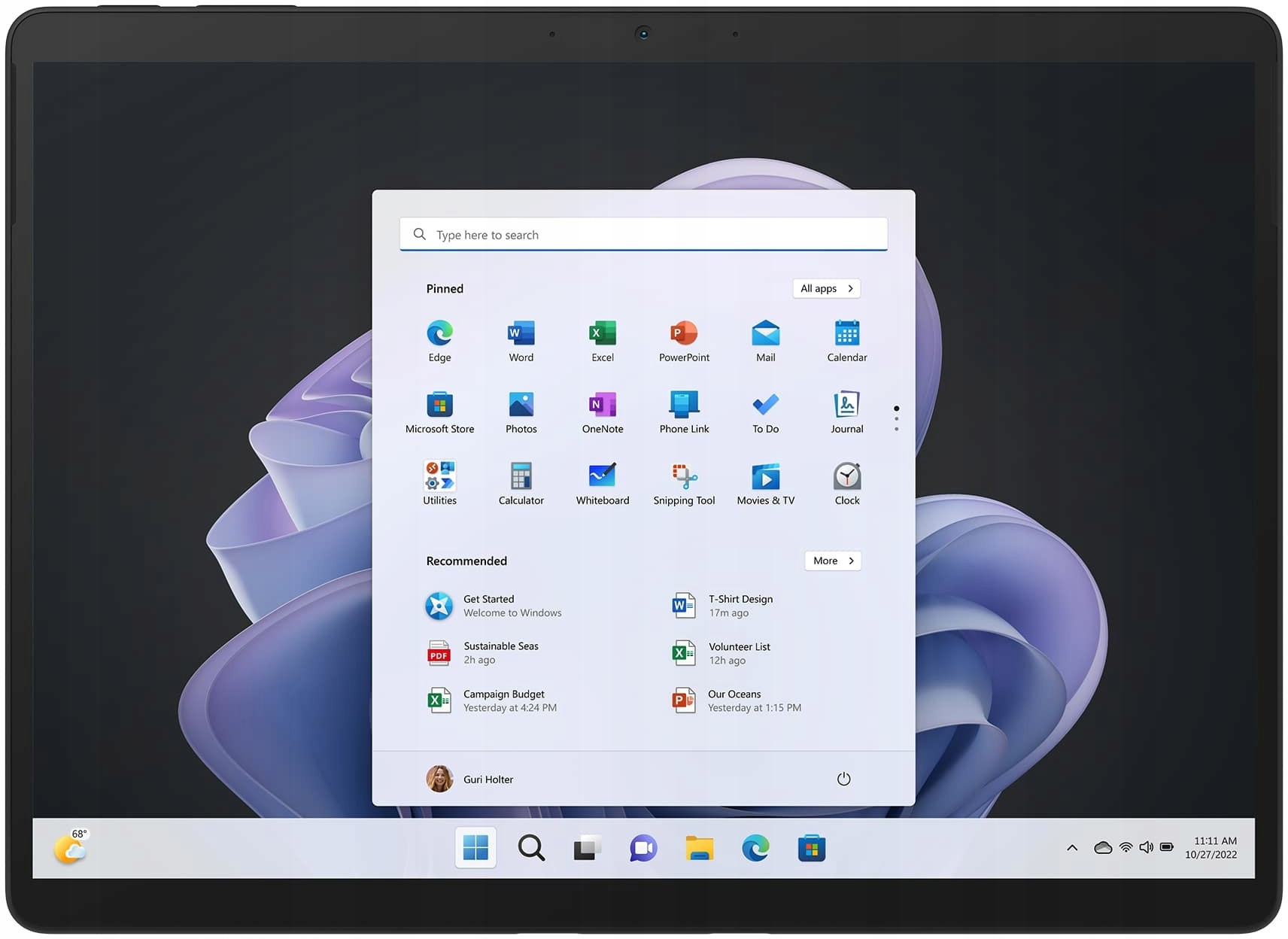 thumb Microsoft Surface Pro 9 13 " Intel Core i7 16 GB / 512 GB grafit