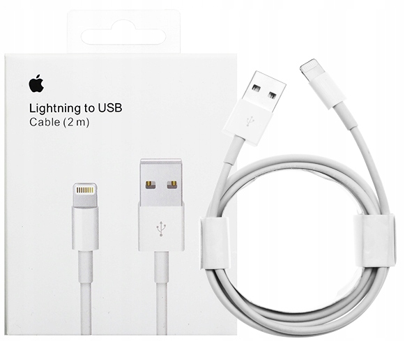 thumb Kabel Apple USB - Apple Lightning 2 m biały OUTLET (Powystawowy)
