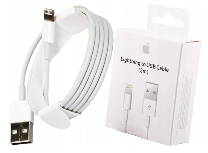 thumb Kabel Apple USB - Apple Lightning 2 m biały OUTLET (Powystawowy)