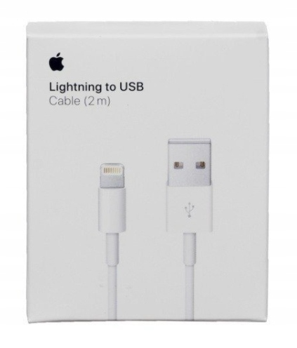 thumb Kabel Apple USB - Apple Lightning 2 m biały OUTLET (Powystawowy)