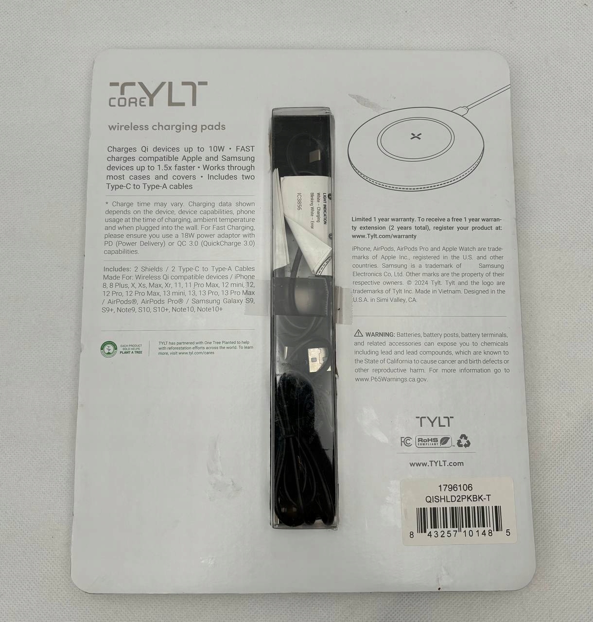 thumb Bezprzewodowa Ładowarka TYLT Shield Dual Pack (Powystawowy)