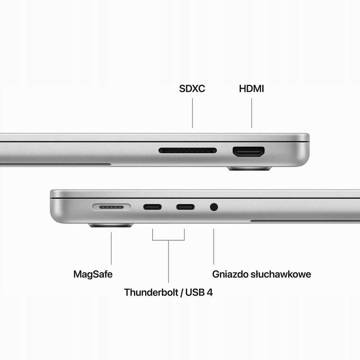 thumb Laptop Apple Macbook Pro 14 M3 Apple M 8 GB / 512 GB srebrny