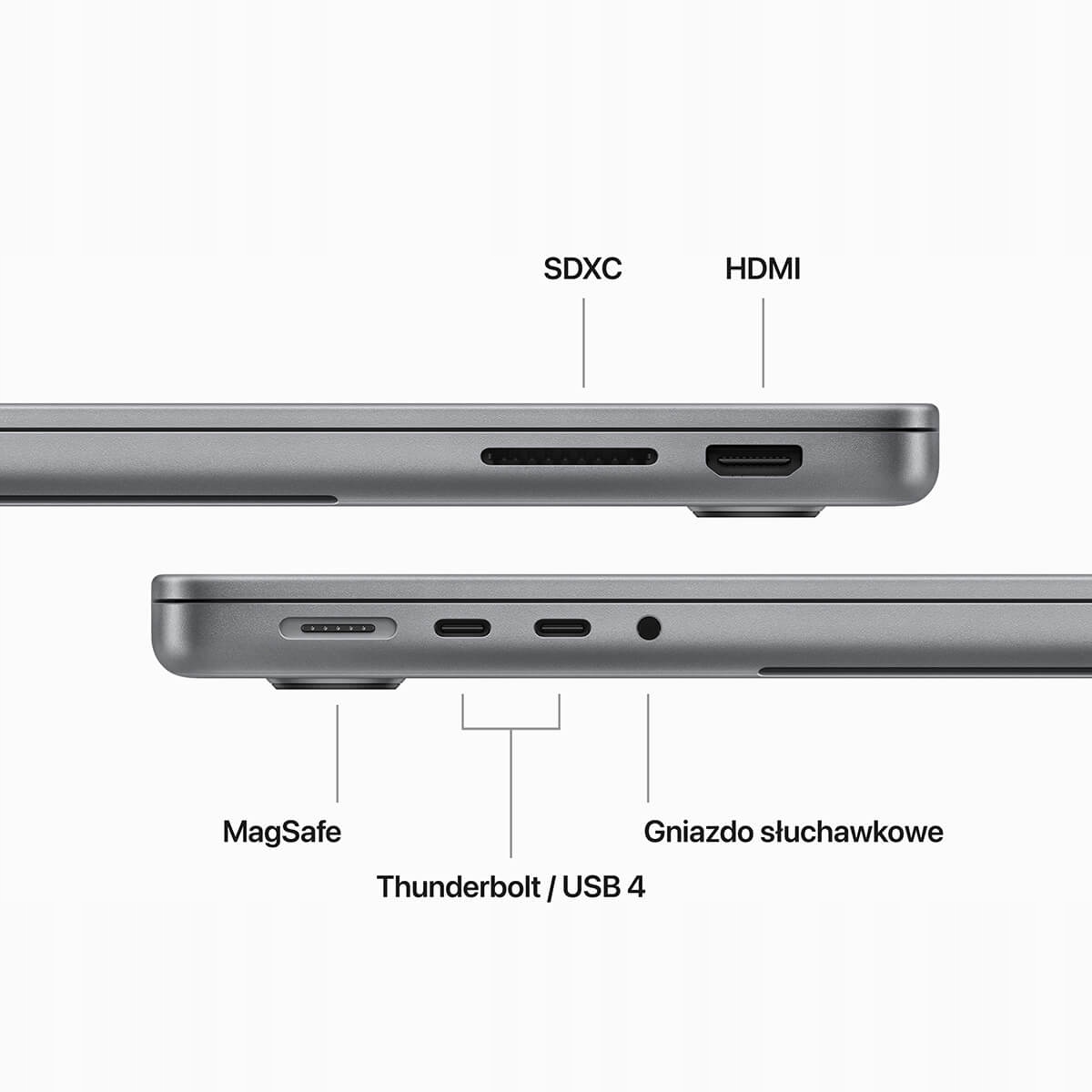thumb Laptop Apple MacBook Pro 14 M3 Apple M 8 GB / 1024 GB szary