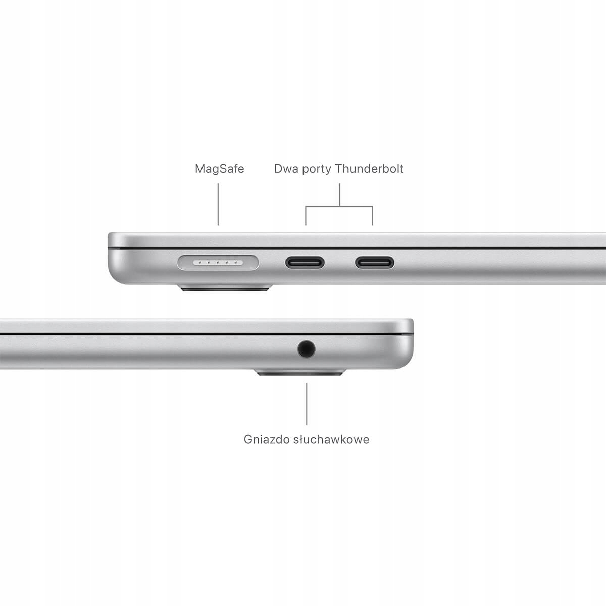 thumb Laptop Apple MacBook Air 13 M3 Apple M 8 GB / 256 GB srebrny