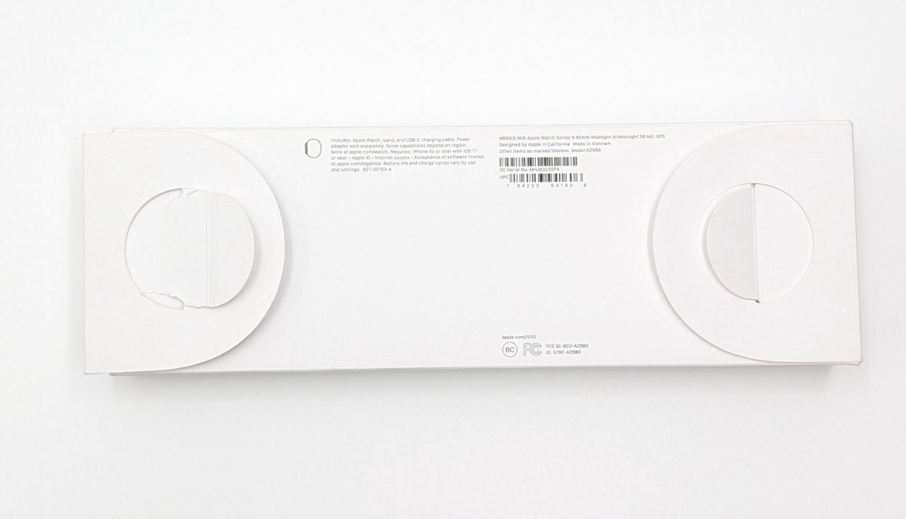 thumb Smartwatch Apple Watch Series 9 GPS 45mm czarny z paskiem M/L OUTLET (Powystawowy)