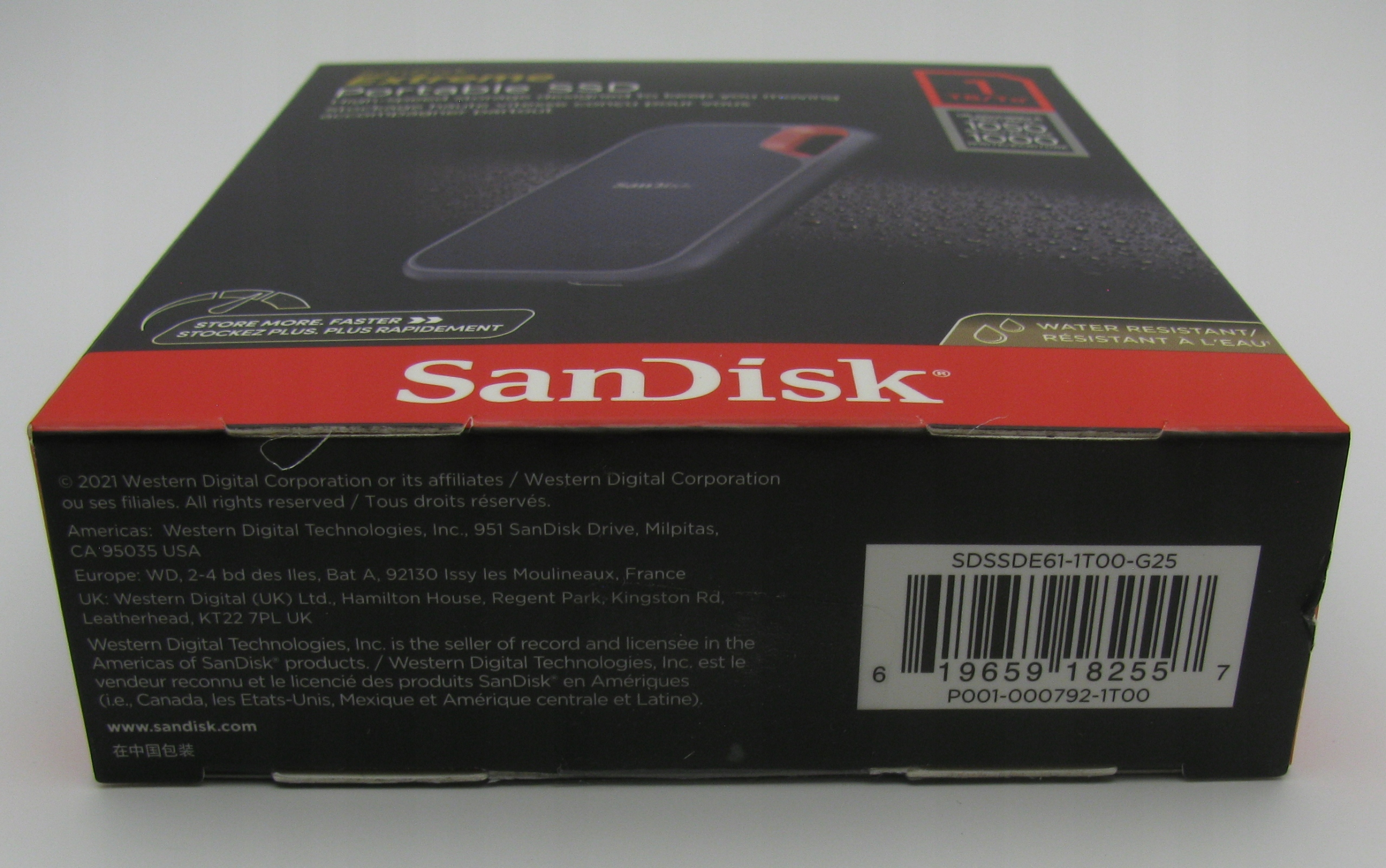 thumb PRZENOŚNY DYSK SSD SanDisk Extreme Portable 1TB (Powystawowy)
