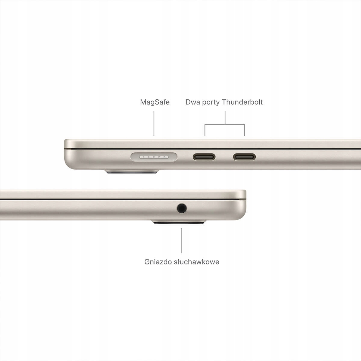 thumb Laptop Apple MacBook Air 15 M3 24 GB / 512 GB złoty