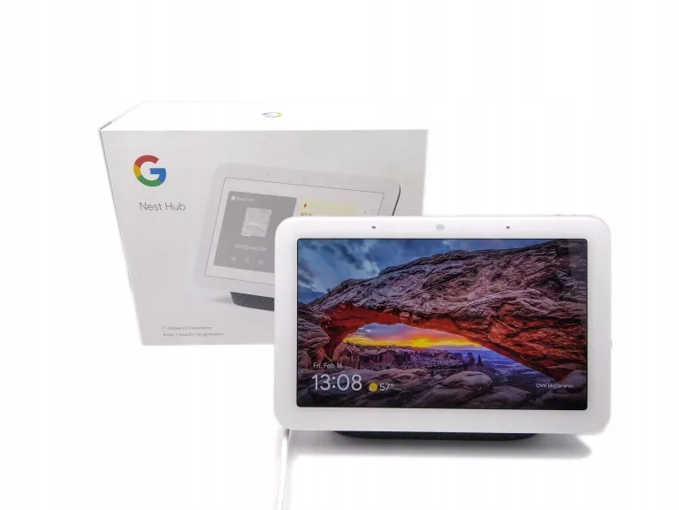 thumb INTELIGENTNY PRZENOŚNY GŁOŚNIK GOOGLE NEST HUB 2 (Powystawowy)