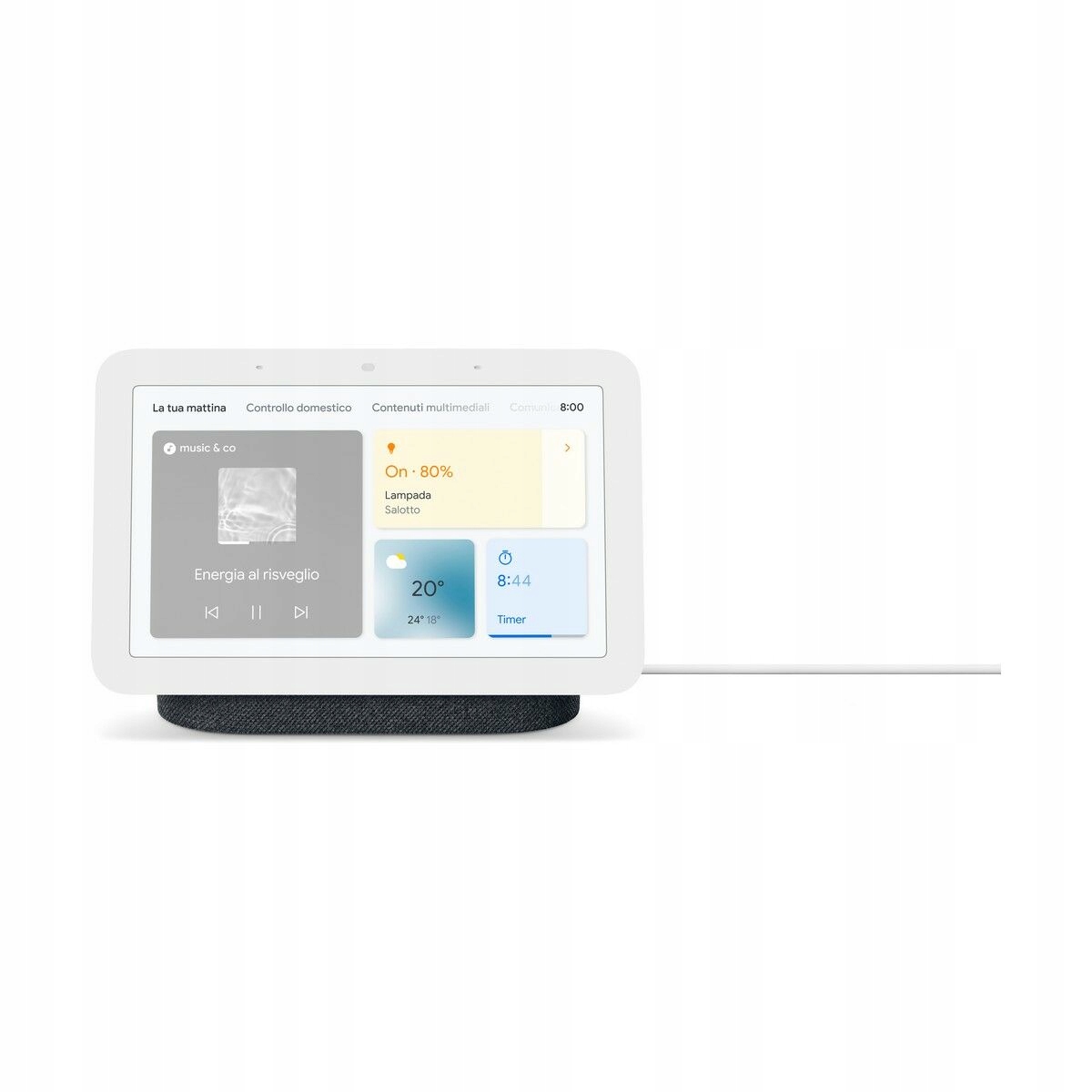 thumb INTELIGENTNY PRZENOŚNY GŁOŚNIK GOOGLE NEST HUB 2 (Powystawowy)