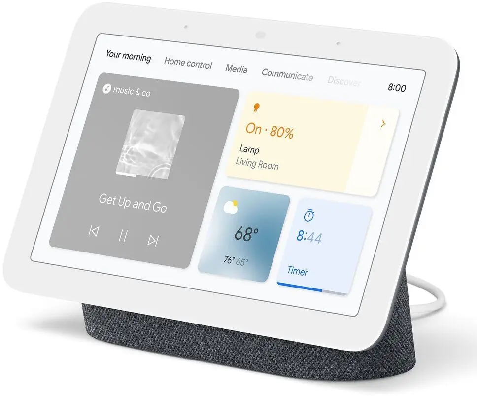thumb INTELIGENTNY PRZENOŚNY GŁOŚNIK GOOGLE NEST HUB 2 (Powystawowy)