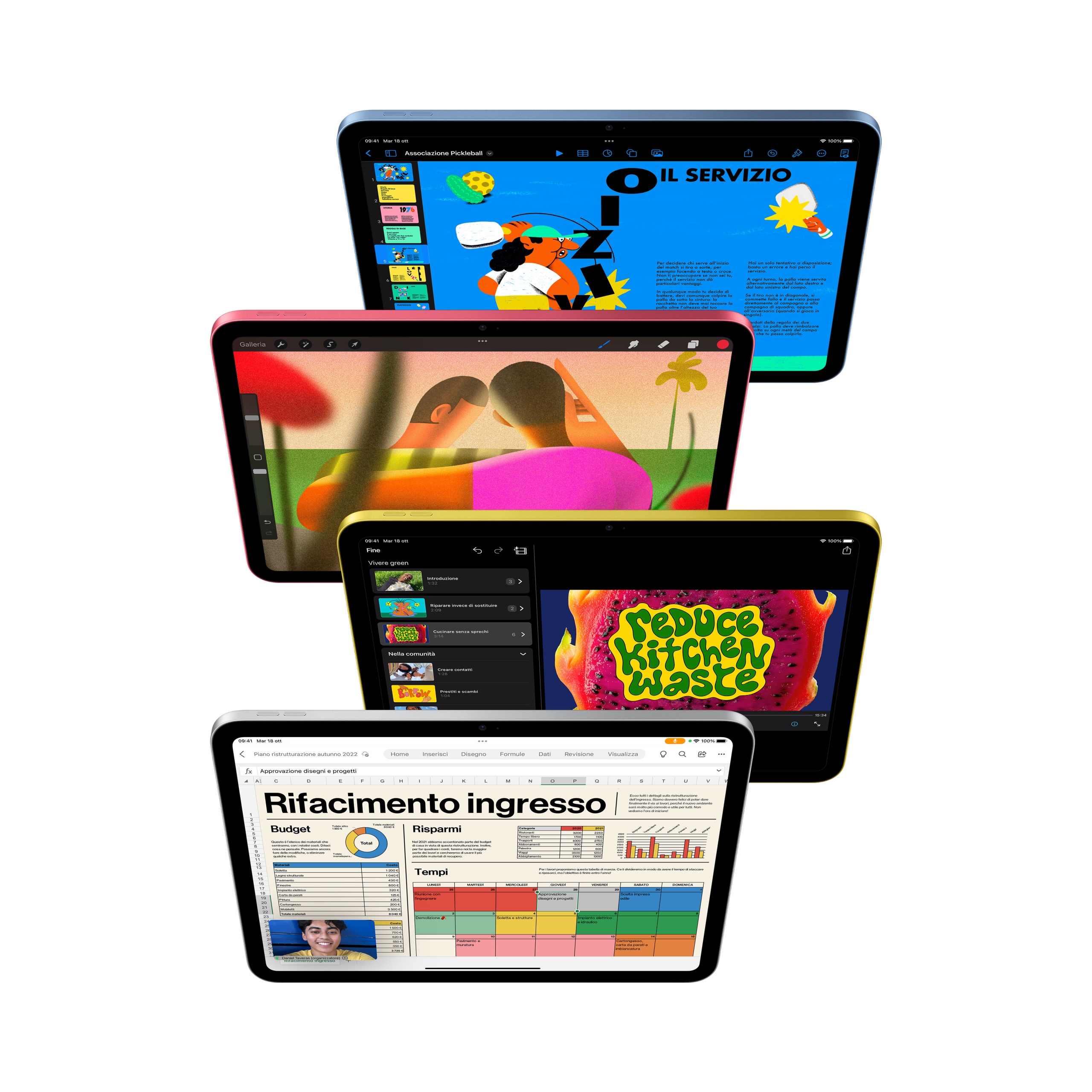 thumb Tablet Apple iPad (10th Gen) 10,9" 4 GB / 256 GB Srebrny