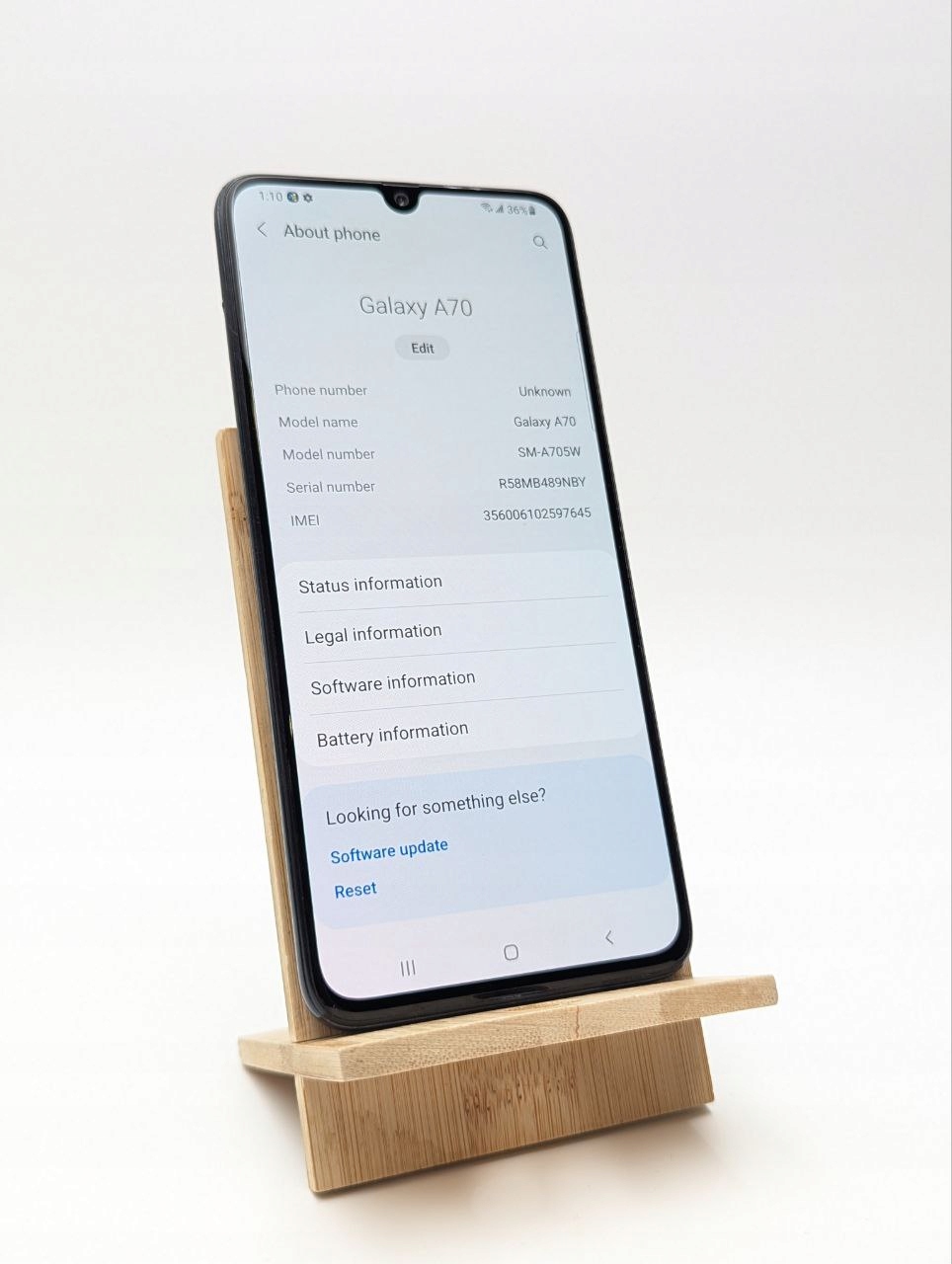 thumb Smartfon Samsung Galaxy A70 6 GB / 128 GB 4G (LTE) czarny (Używany)