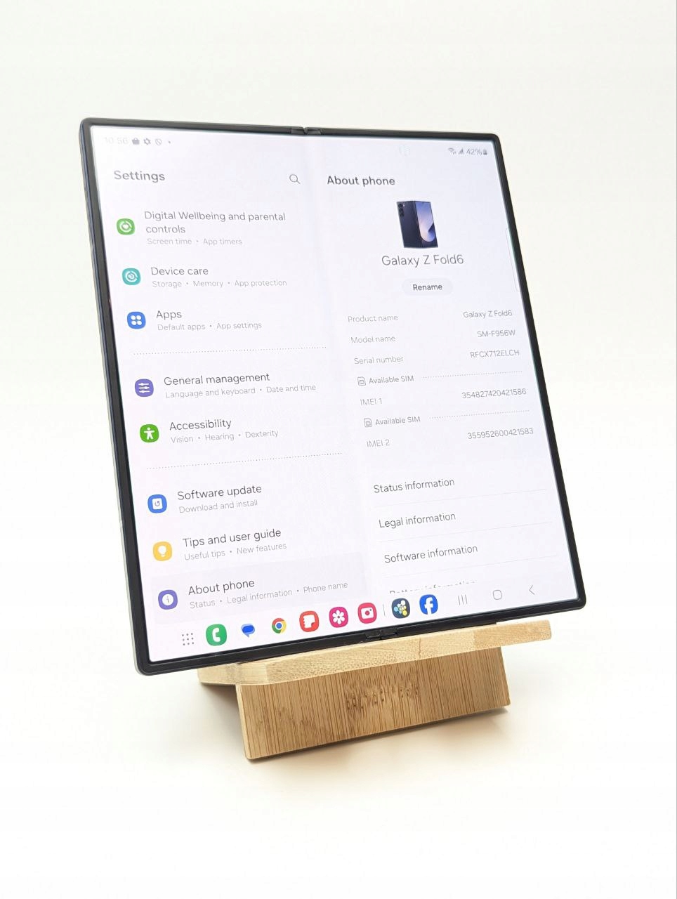 thumb Smartfon Samsung Galaxy Z Fold6 12 GB / 512 GB 5G niebieski (Powystawowy)