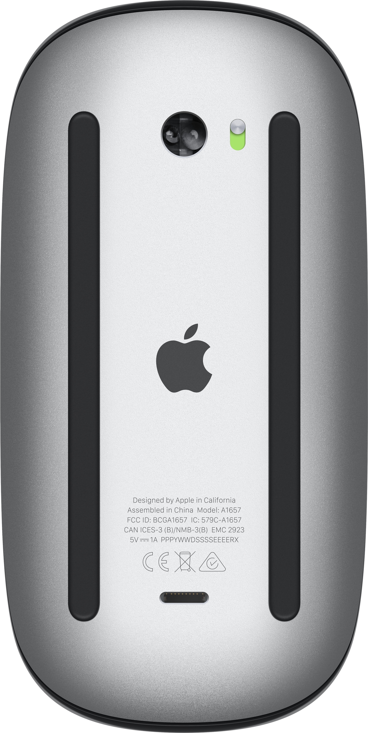 thumb Apple Magic Mouse myszka Bluetooth Czarna