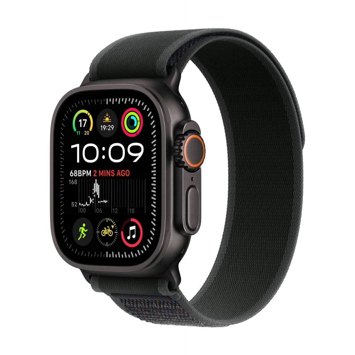 thumb Smartwatch Apple Watch Ultra 2 czarny z paskiem Sport Loop S/M OUTLET (Powystawowy)