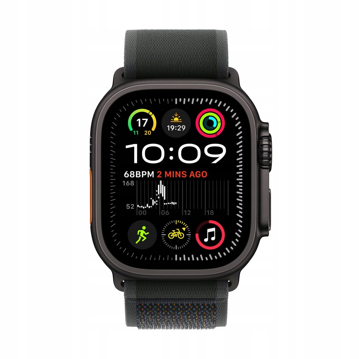 thumb Smartwatch Apple Watch Ultra 2 czarny z paskiem Sport Loop S/M OUTLET (Powystawowy)