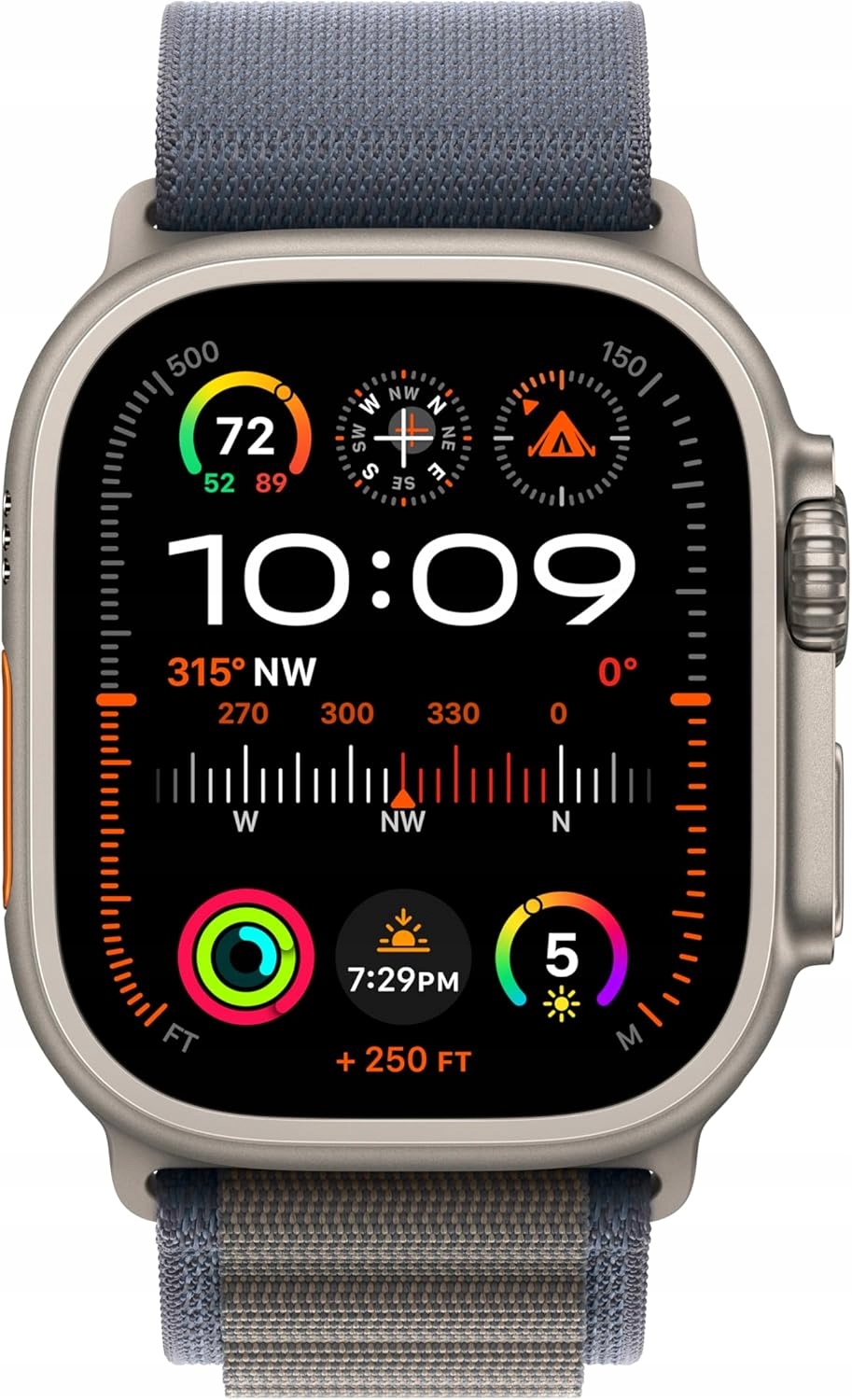 thumb Smartwatch Apple Watch Ultra 2 z paskiem Blue Alpine Loop M OUTLET (Powystawowy)