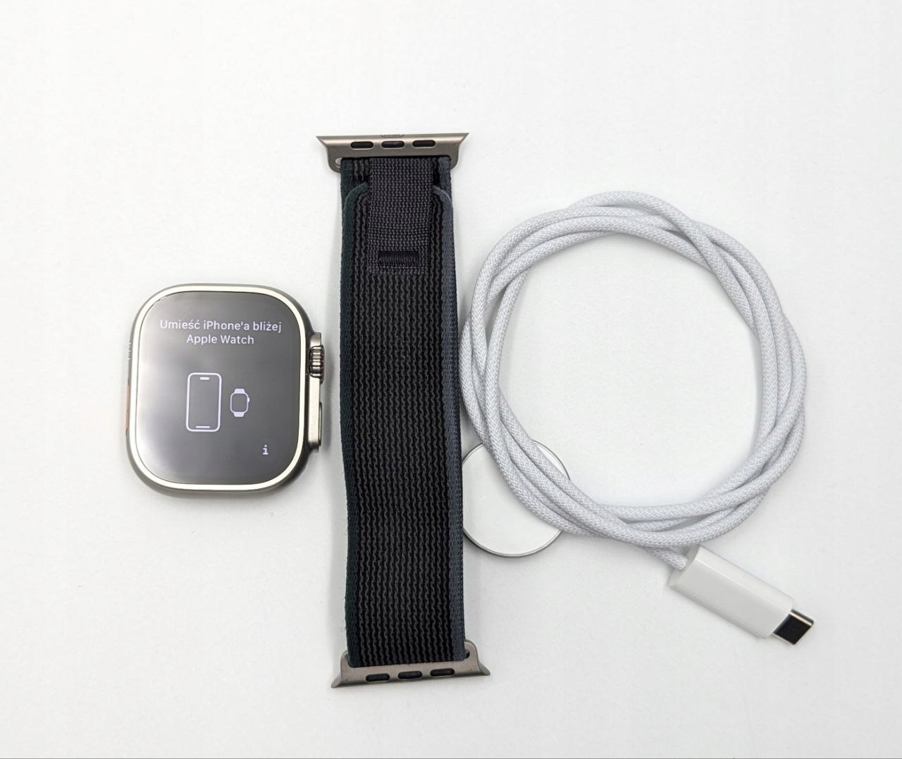 thumb Smartwatch Apple Watch Ultra 2 z paskiem Blue/Black TL (Powystawowy)