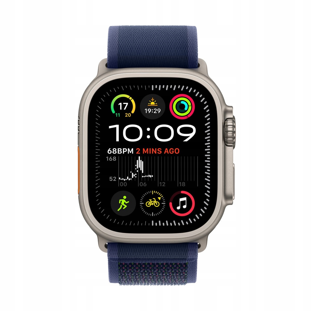 thumb Smartwatch Apple Watch Ultra 2 49 mm niebieski z paskiem Ti Blue M/L