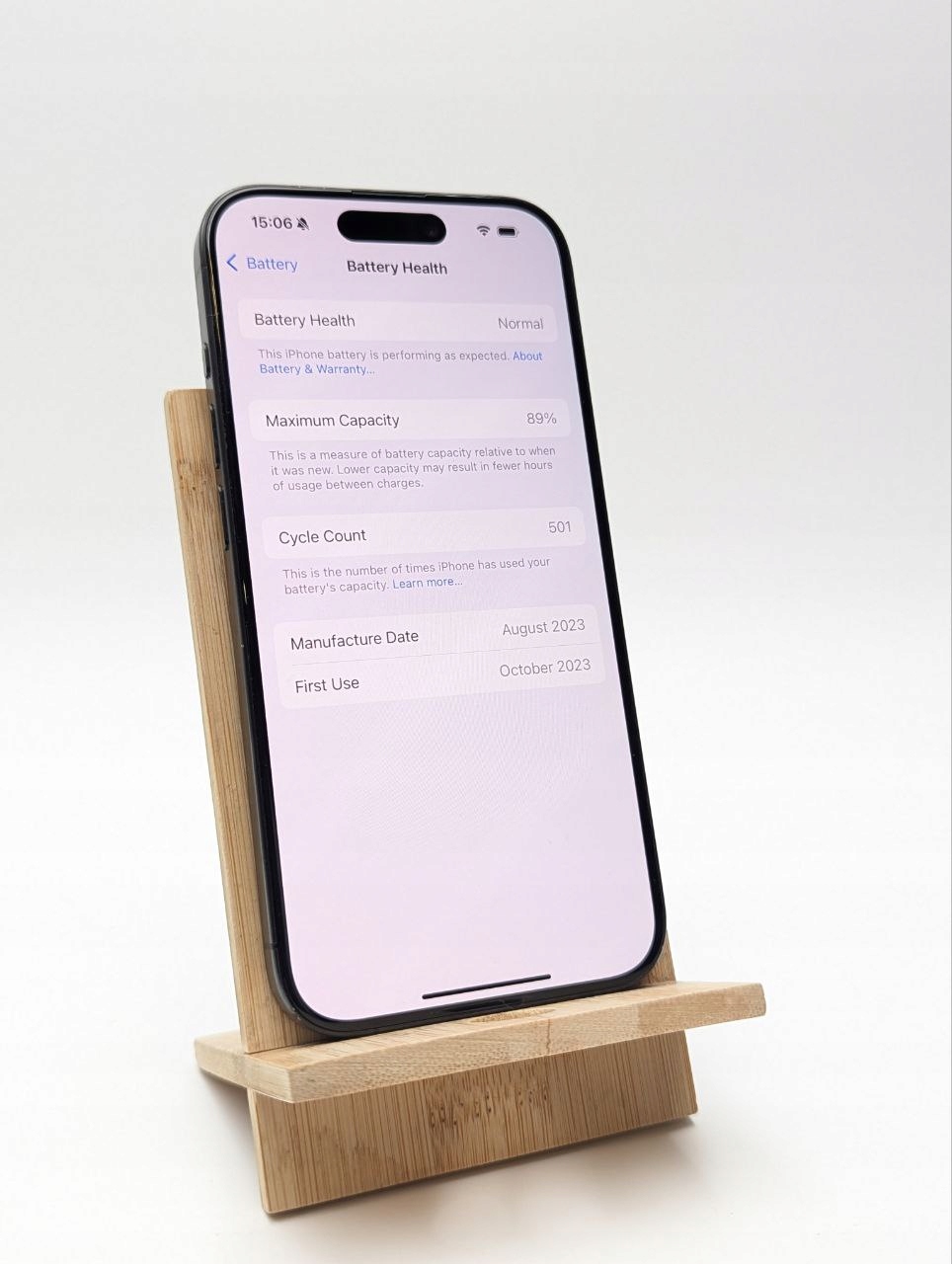 thumb Smartfon Apple iPhone 15 Pro 8 GB / 256 GB czarny|eSim (Powystawowy)