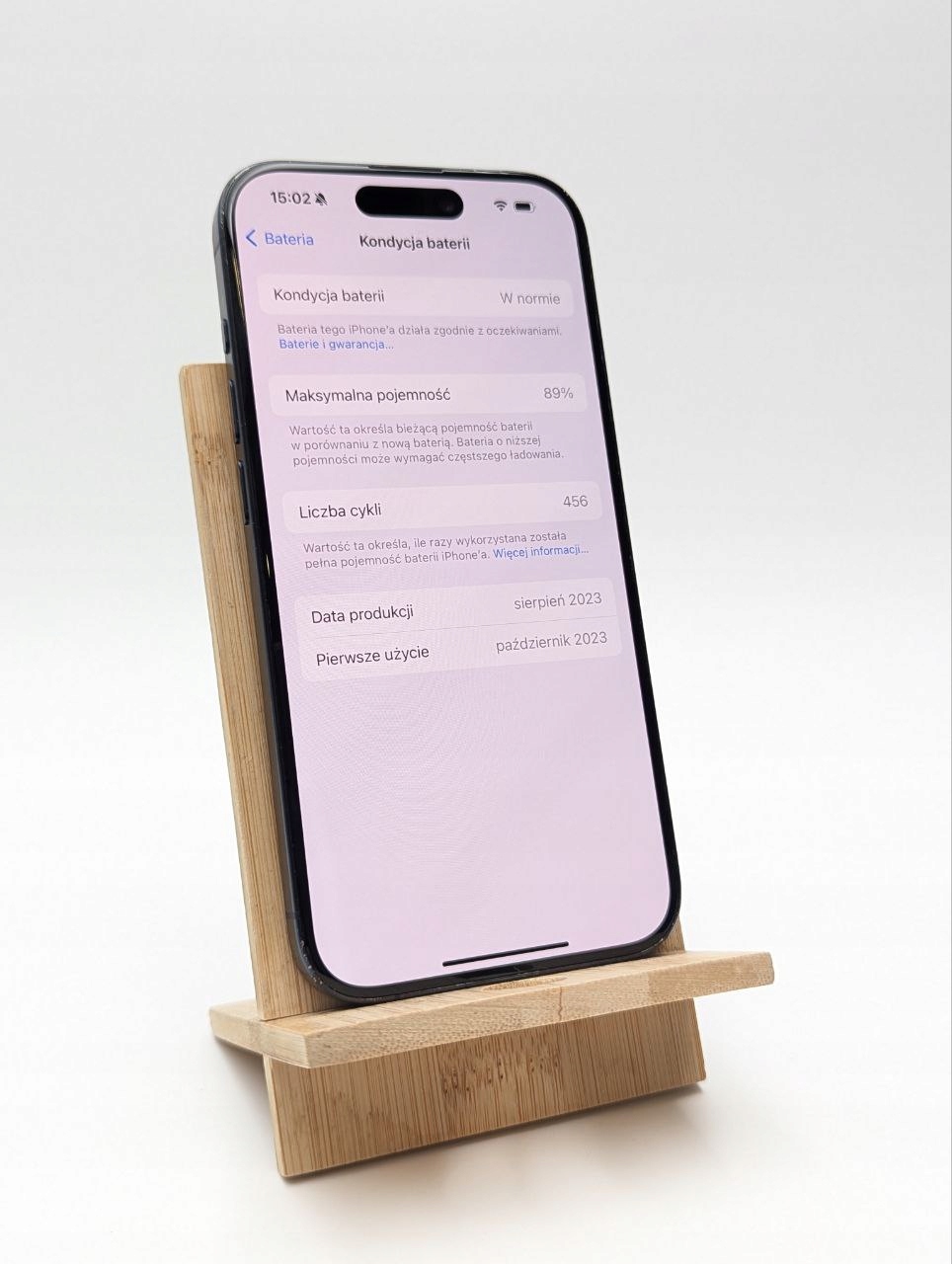 thumb Smartfon Apple iPhone 15 Pro 8 GB / 256 GB 5G niebieski|eSim (Powystawowy)