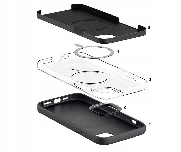 thumb Plecki Apple do Apple iPhone 15 Pro Max czarny |OUTLET (Powystawowy)