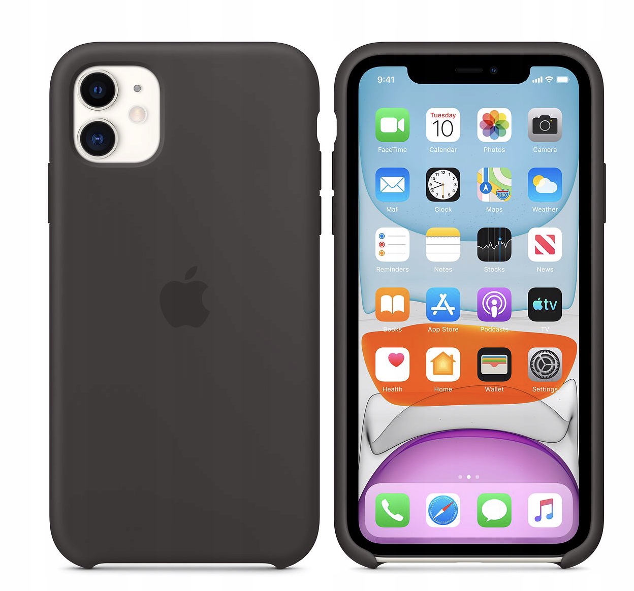 thumb Plecki Apple do Apple iPhone 11 czarny (Powystawowy)