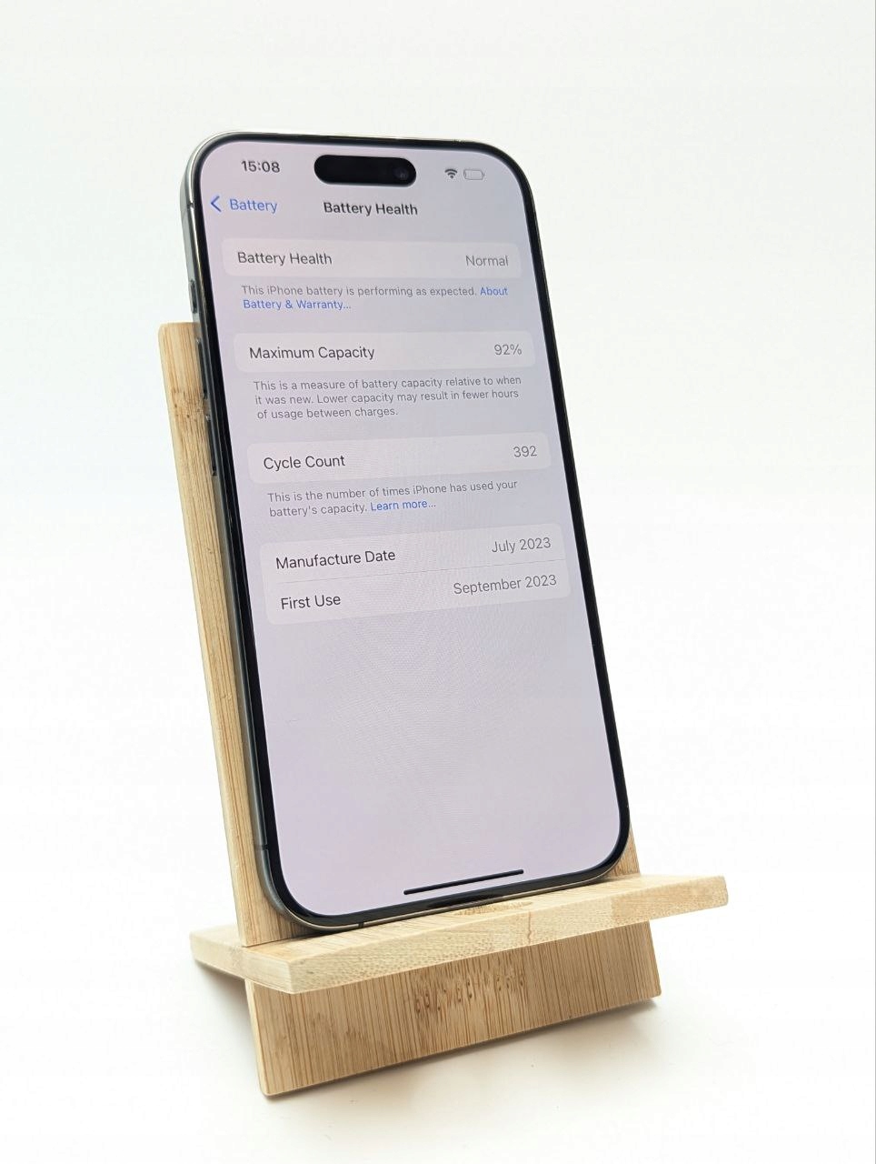 thumb Smartfon Apple iPhone 15 Pro 8 GB / 256 GB czarny|eSim (Powystawowy)