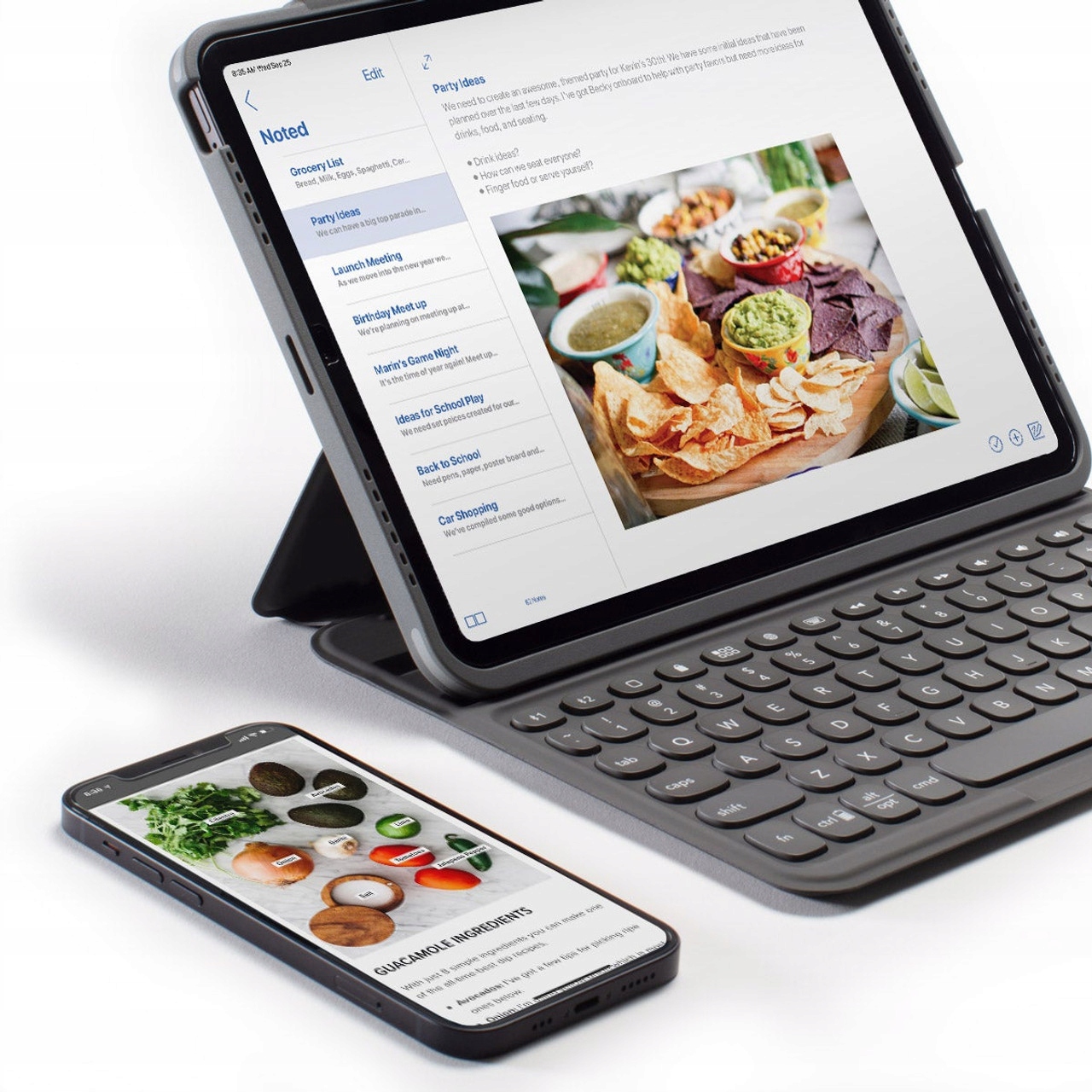 thumb Klawiatura Zagg do Apple iPad Pro 11, iPad Air 10.9 & iPad Air 11 M2 (Powystawowy)