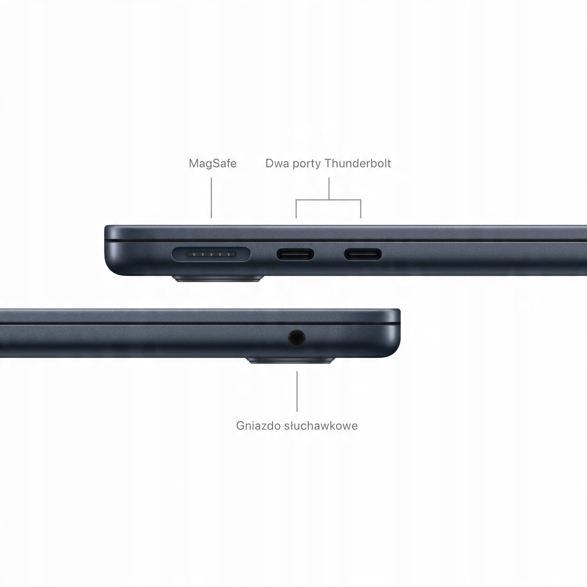 thumb Laptop Apple MacBook Air 15 M3 Apple M 24 GB / 512 GB Midnight