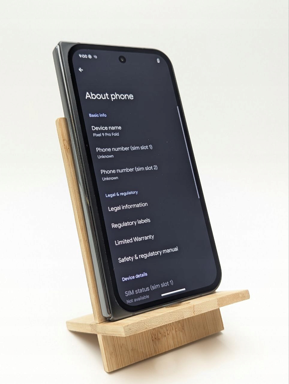 thumb Smartfon Google Pixel 9 Pro Fold 16 GB / 256 GB 5G czarny (Powystawowy)
