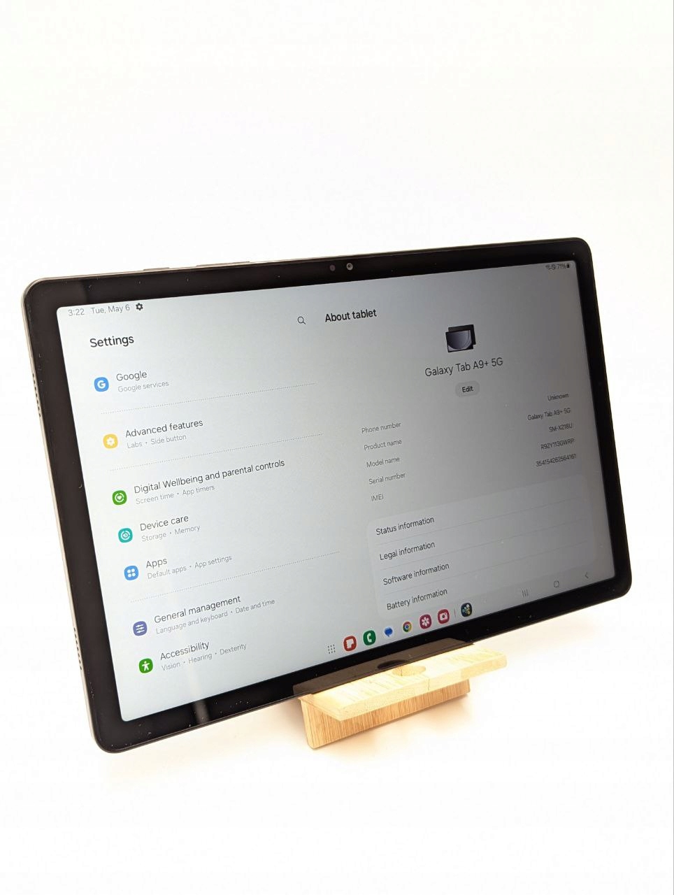 thumb Tablet Samsung Galaxy Tab A9+ 5G (X218) 11" 4 GB / 64 GB szary (Powystawowy)