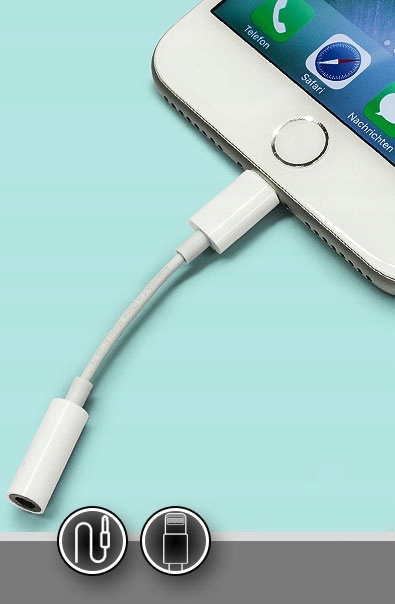 thumb Oryginalny Apple Lightning to 3.5 mm Jack Adapter OUTLET (Powystawowy)