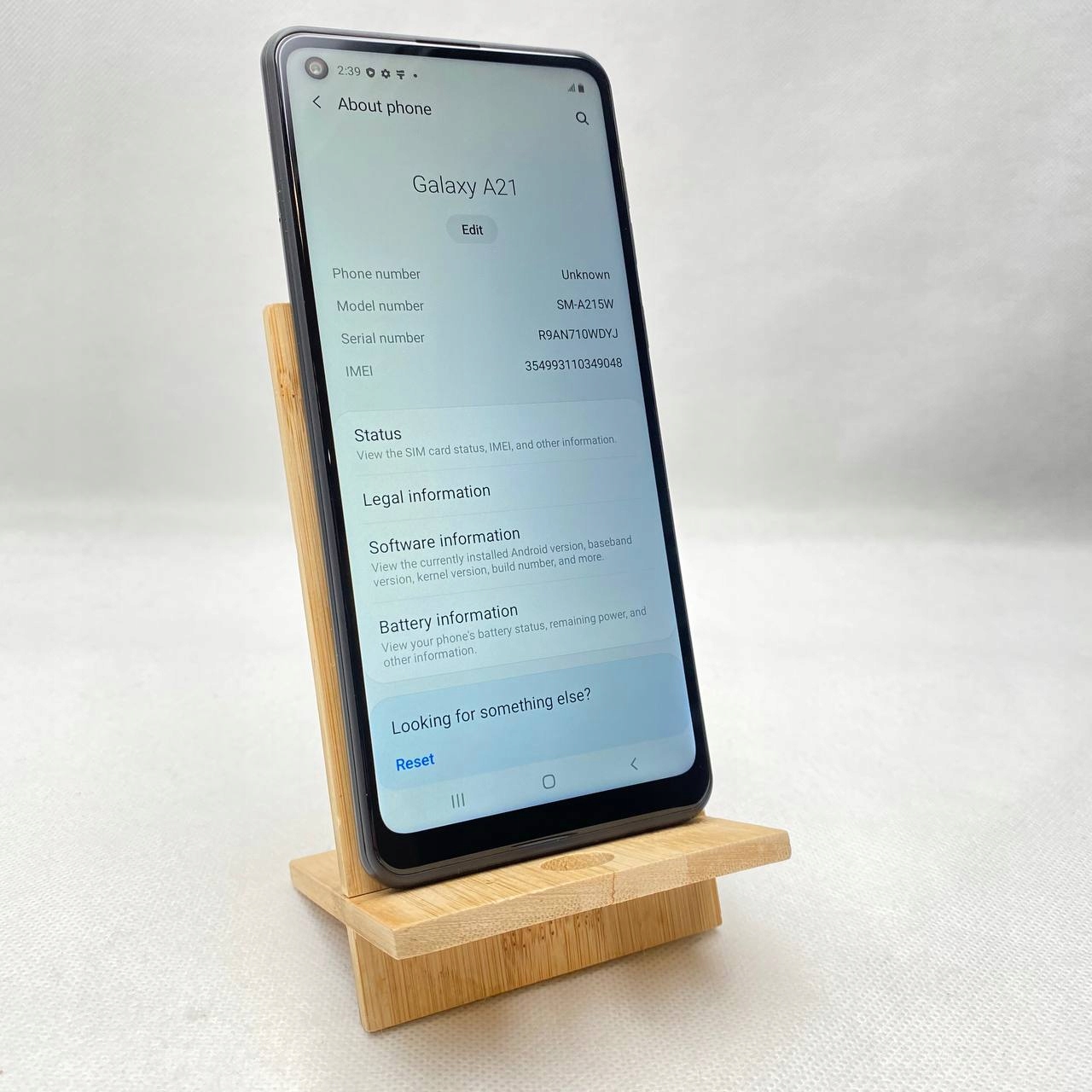 thumb Smartfon Samsung Galaxy A21 3 GB / 32 GB 4G (LTE) granatowy (Powystawowy)