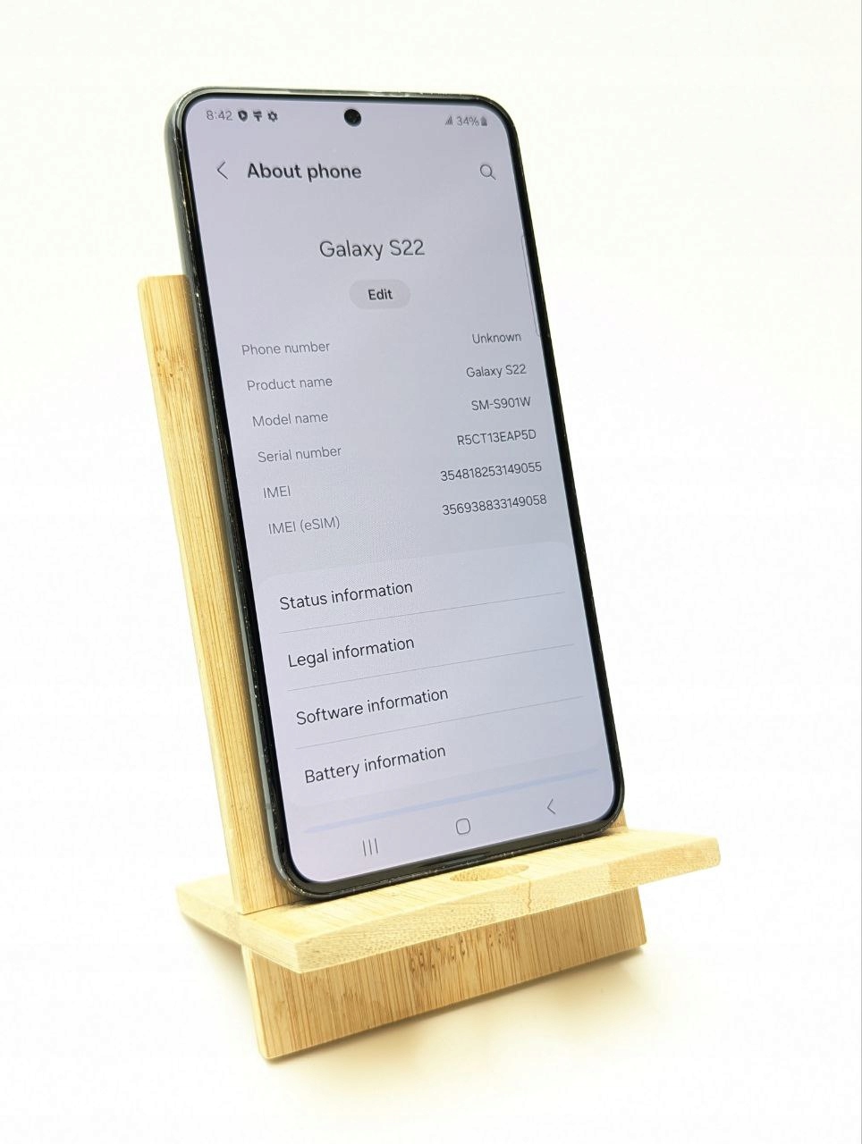 thumb Smartfon Samsung Galaxy S22 8 GB / 256 GB 5G czarny (Powystawowy)