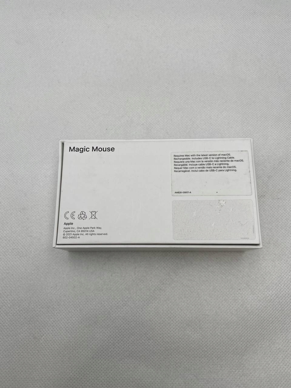 thumb Apple Magic Mouse myszka Bluetooth Czarna (Powystawowy)