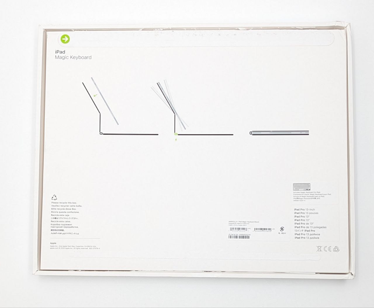 thumb Klawiatura Apple do Apple 13'' iPad Pro M4 Magic Keyboard Czarny (Powystawowy)